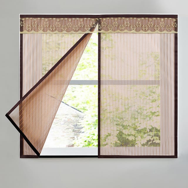 Rideau Anti-moustiques, 80 X 120 Cm, Moustiquaire De Fenêtre, Rideau Anti-insectes, Protection Anti-mouches Magnétique, Avec Fermeture Velcro