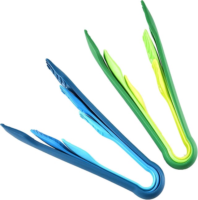 Lot De 2 Pinces De Service Antiadhésives En Plastique, Pour Plateau De Cuisson, Salade Et Pains, Ustensiles Multifonctions