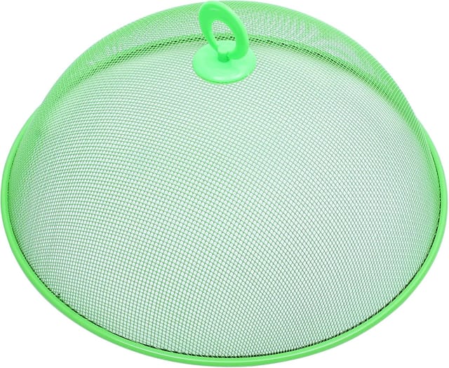 Cloche De Protection En Métal Bleu De 28 Cm Contre Les Insectes, Idéale Pour Conserver Les Aliments Lors Des Pique-niques Et Buffets Extérieurs
