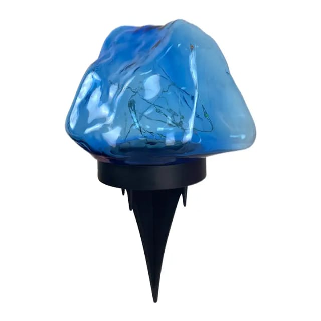 Lampe Solaire Exterieure En Plastique Forme Gemme Etanche Pour Jardin Et Allée Deco Lumineuse Pour Paysage Et Evenements Festifs