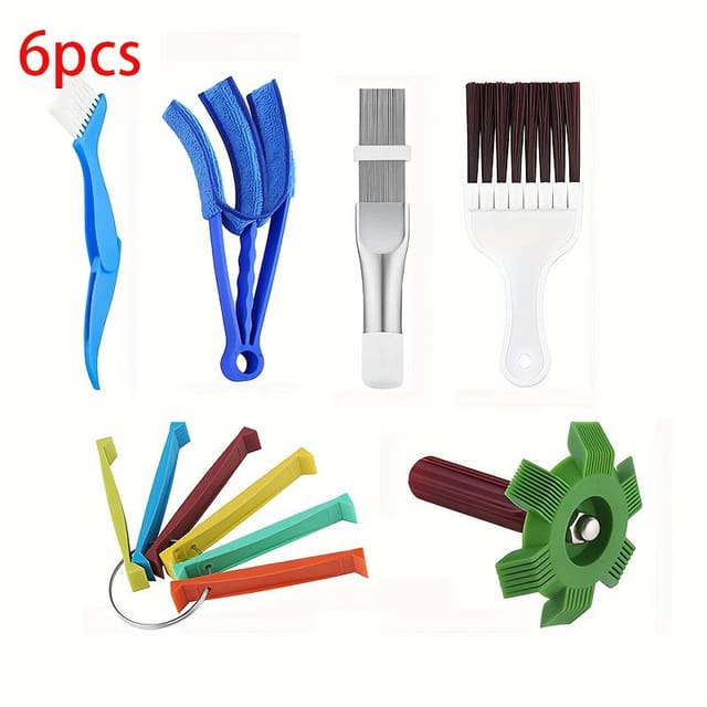 Peigne Pour Grilles De Climatiseur, Brosse De Nettoyage Pour Condenseur, Outils De Nettoyage Et De Dépoussiérage Pour Climatiseur