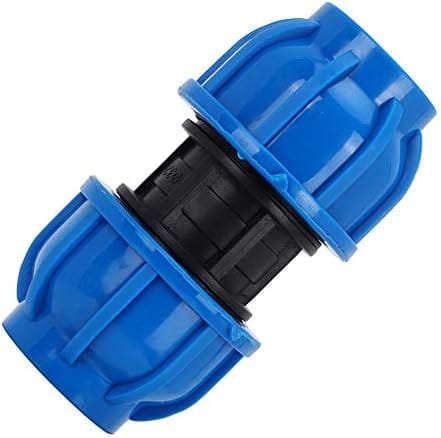 Lot De Quatre Raccords Droits En Plastique Trente Deux À Trente Deux Millimètres Pour Tuyaux D Eau Adaptateur Pour Plomberie Et Arrosage