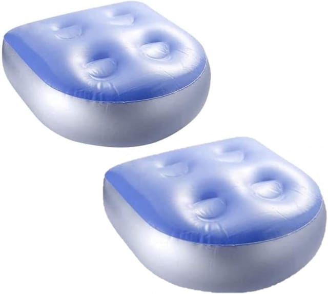Lot De 2 Rehausseurs Gonflables, Coussins Pour Bains À Remous, Siège Rehausseur Pour Spas, Coussin De Dossier Avec 4 Ventouses Pour Tous Les Spas Et Jacuzzis
