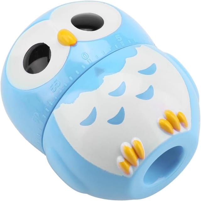 Minuteur Mécanique De Cuisine En Forme De Hibou Soixante Minutes Outil De Gestion Du Temps Pour Classe Et Cuisine Accessoire Ludique Et Pratique