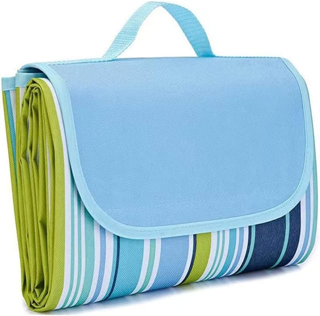 Couverture De Plage, Couverture De Pique-nique En Extérieur, Couverture Portable Imperméable Et Anti-sable, Pliable Et Légère Pour Le Camping Printanier Et Estival À La Plage
