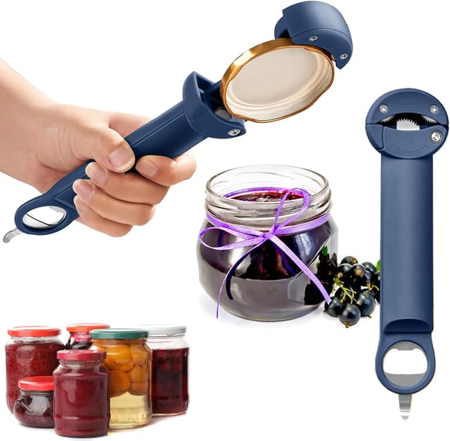 Ouvre-bouteille Rétractable Multifonctionnel, Ouvre-bocal, Ouvre-boîte Multifonctionnel Réglable En Acier Inoxydable, Ouvre-bouteille Pour Seniors