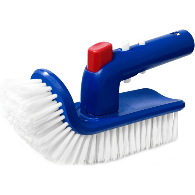 Brosses Pour Nettoyer Les Parois De Piscine, Tête De Brosse Avec Manche Rotatif, Brosse Pour Marches Et Coins De Piscine, Brosse Ménagère Pour Piscine Et Spa