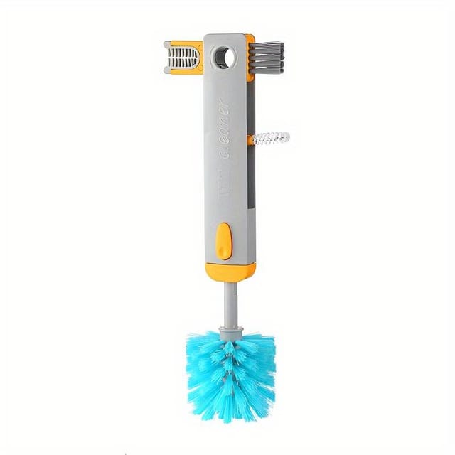 Goupillon Multifonction 4 En 1 Pour Nettoyage - Brosse Pour Goulots De Bouteilles, Tasses Et Joints