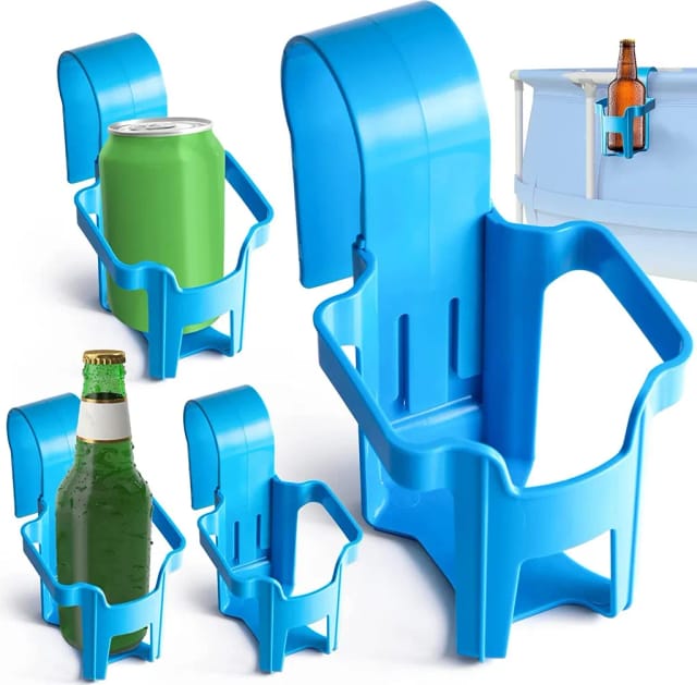 Lot De Quatre Porte Gobelets Pour Bord De Piscine Support Pour Boissons Spa Et Piscine Accessoire Pour Bassin