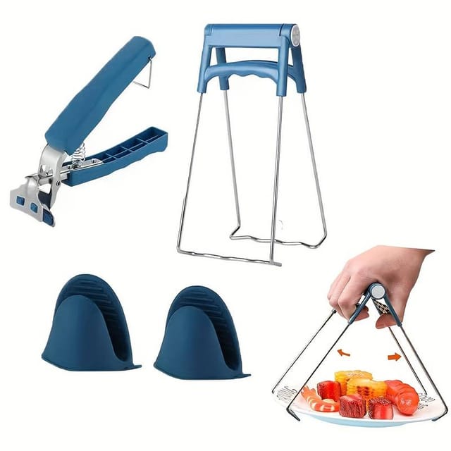 Pinces Anti-brûlure, Pinces À Bol En Acier Inoxydable, Pinces De Cuisine Et Pinces À Vaisselle Anti-brûlure