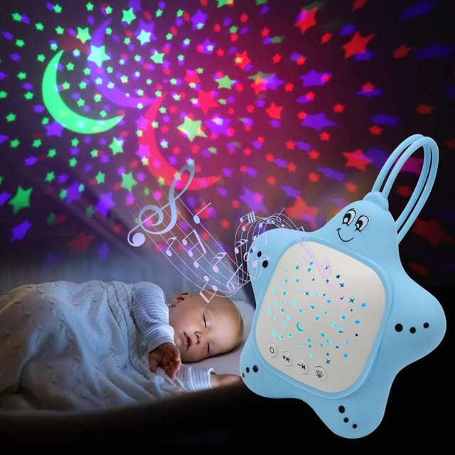Machine À Bruit Blanc Portable Pour Bébé, Veilleuse Rechargeable Avec Projecteur Pour Un Sommeil Profond Et Réparateur, Aide Au Sommeil Avec Musique Apaisante