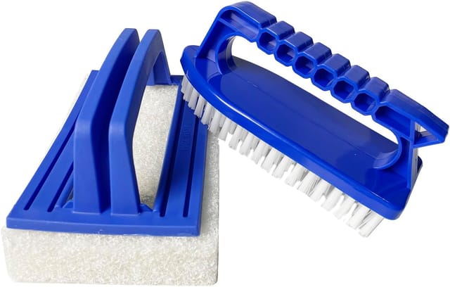 Set De Brosses À Main Pour Nettoyage De Piscine, Éponges Et Accessoires Pour Bassin, Entretien Complet Des Parois