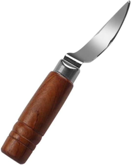 Outil Pour Noix De Coco : Ouvre-noix De Coco Durable, Manche En Bois, En Acier Inoxydable, Grattoir De Cuisine