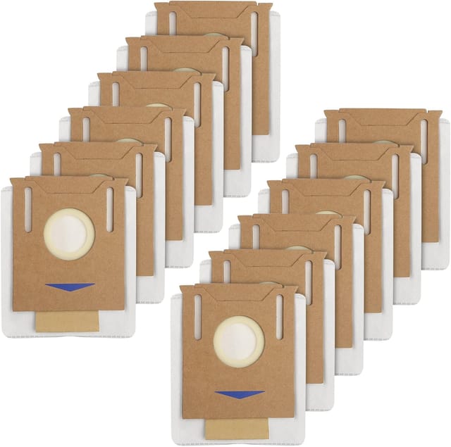 Sacs À Poussière Compatibles Avec Les Aspirateurs Ecovacs T8, T9, Aivi+, Power Et N8 Pro (lot De 12).