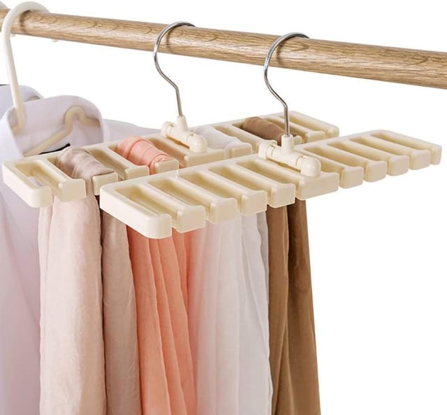 Support À Ceintures En Plastique Solide Avec Crochet Métallique, 10 Emplacements Pour Accessoires De Mode