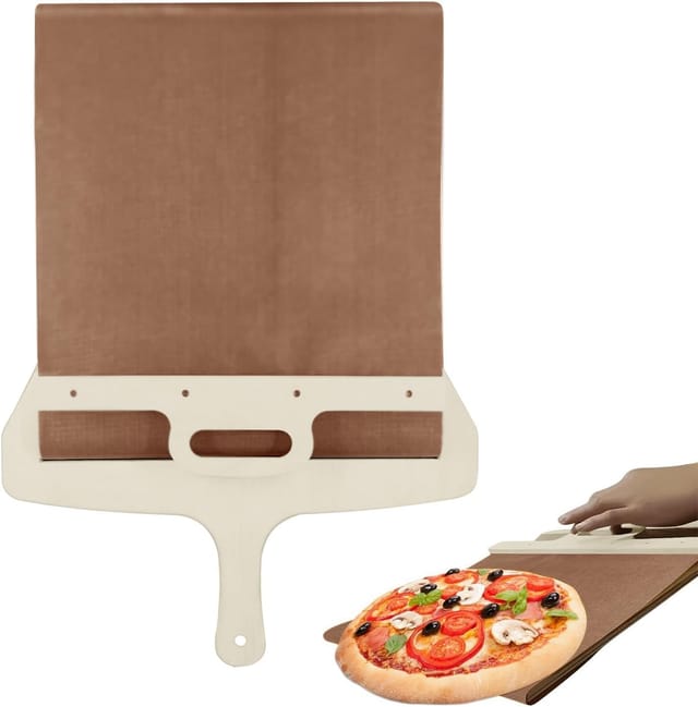 Pelle À Pizza Coulissante, 30 X 52 Cm, Avec Poignée, Antiadhésive
