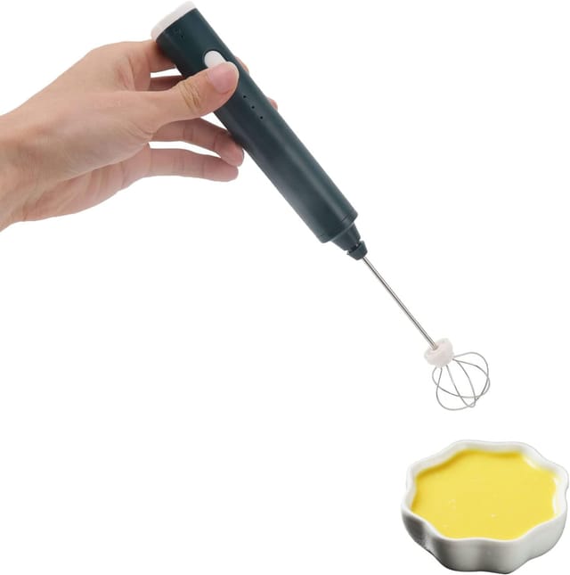 Petit Fouet Électrique Rechargeable Sans Fil Pour Œufs Et Lait Avec Deux Têtes Accessoire De Cuisine Pratique Et Compact