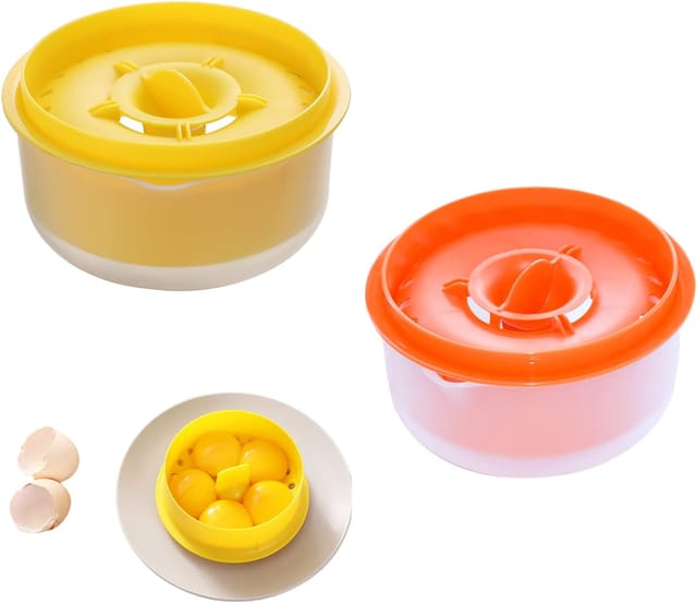 Lot De Deux Séparateurs De Jaune D Oeuf En Plastique Lavable Au Lave Vaisselle Pour Cuisine Et Pâtisserie Accessoire