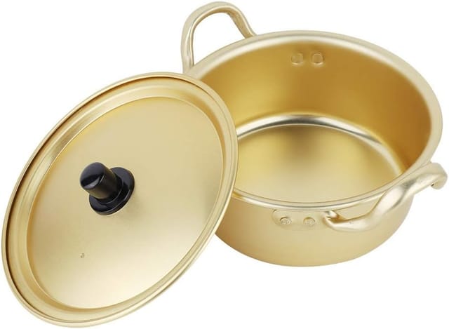 Casserole En Aluminium Jaune Pour Nouilles Ramen Et Pâtes Instantanées Outil De Cuisine Pour Préparer Les Soupes Asiatiques