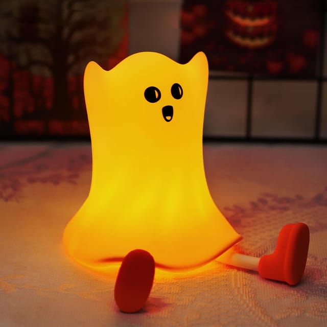 Veilleuse, Adorable Lampe De Nuit Led, Veilleuse En Silicone À Intensité Variable Pour Chambre D'Enfant, Veilleuse Tactile Rechargeable En Silicone