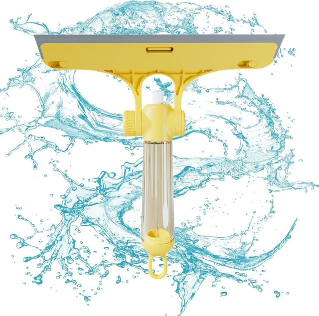Grattoir À Vitres Avec Grattoir Automatique Pour Le Nettoyage Des Sols De Douche Grattoir De Sol 4 En 1, Grattoir Multifonction Pour Surfaces De Cuisson