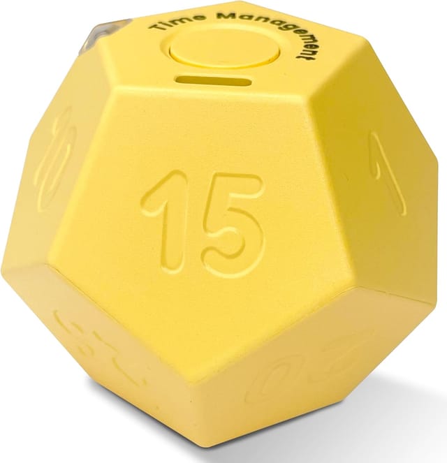 Minuteur Cube, Minuteur Pomodoro, Petit Minuteur Rechargeable Et Mignon, Minuteur Pour Enfants Et Salles De Classe, Minuteur De Cuisine Pour Cuisiner, S'Entraîner Et Apprendre