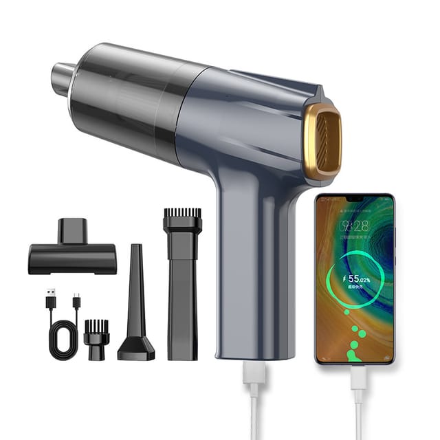 Aspirateur À Main Sans Fil : Mini Aspirateur À Main Rechargeable Avec Aspiration Puissante - Aspirateur De Voiture Portable Sans Fil