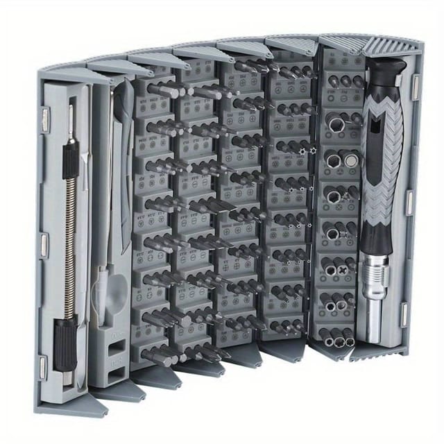 Kit De Réparation De Précision Multifonctionnel Comprenant 126 Tournevis Manuels