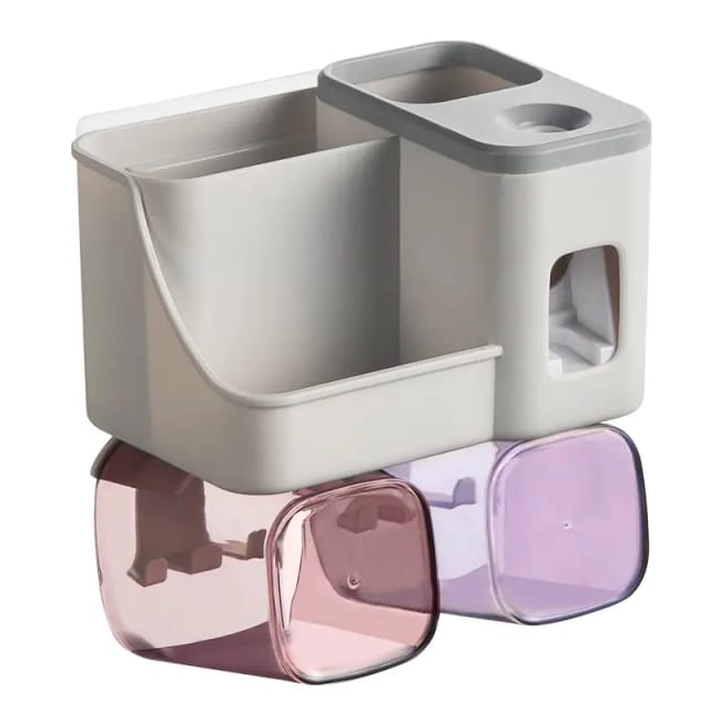 Support Mural Pour Brosse A Dents Design Moderne Et Pratique Pour Organiser Sa Brosse A Dents Et Son Dentifrice Quotidiennement
