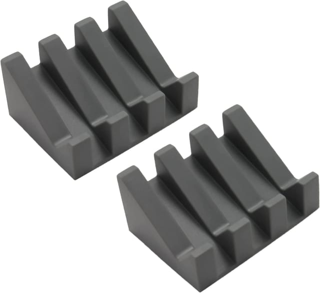 Lot De 2 Porte-savons En Silicone Avec Drainage Incliné, Égouttoir Pour Salle De Bain Et Cuisine, Facile À Nettoyer