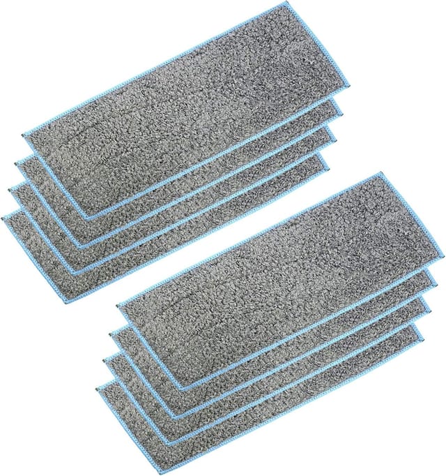 Lot De 8 Lingettes Lavables Et Réutilisables Pour Robot Laveur Irobot Braava Jet M6 (6110) (6012) (6112) (6113).
