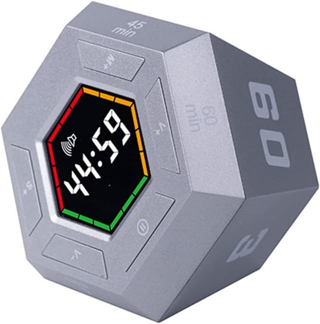 Minuteur, Minuteur Cube, Minuteur Intelligent À Compte À Rebours Prédéfini De 3/5/15/30/45/60 Minutes, Outil De Gestion Du Temps Convivial