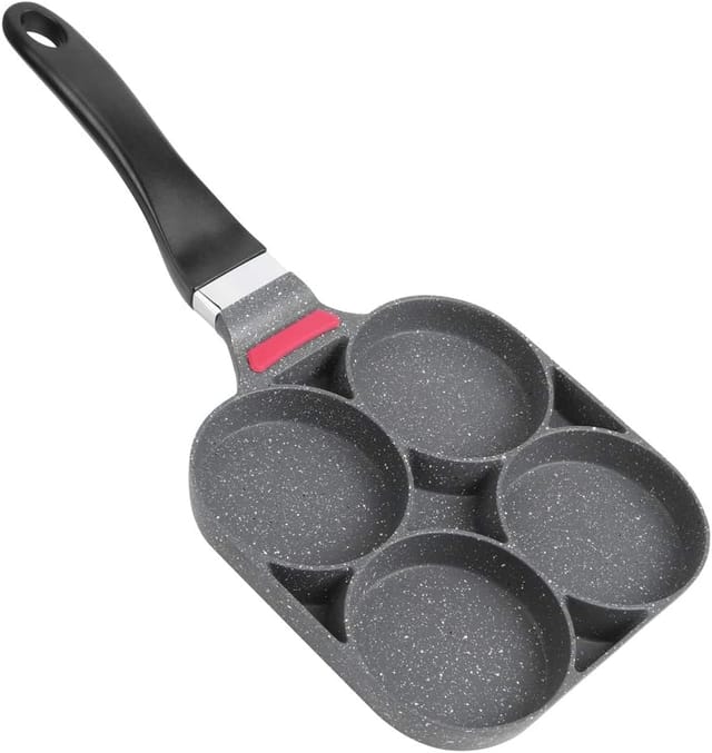 Moule En Aluminium Pour Pancakes Et Œufs Avec Manche Pour Petit Déjeuner Poêle Pour Préparer Des Hamburgers Et Des Crêpes Pratique