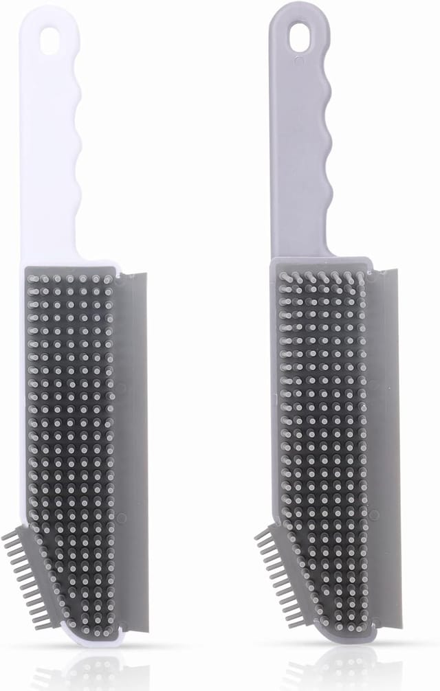 Lot De 2 Brosses De Nettoyage Pour Joints De Fenêtres, Outil Multifonctionnel, Nettoyage D'Évier, Nettoyage De Cadre De Fenêtre, Brosse Pour Joints, Pour Salle De Bain, Cuisine, Terrasse, Sol