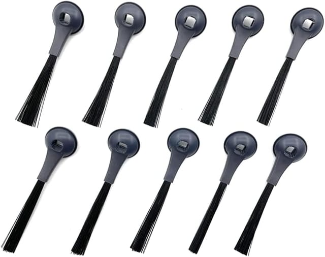 Lot De 10 Brosses Latérales De Rechange Compatibles Avec Les Aspirateurs Robots Shark Ion Iq R101ae (rv1001ae), Iq R101 (rv1001), Rv1000, Av911s, Av2501ae Et Rv2502ae. Accessoires Pour Aspirateurs