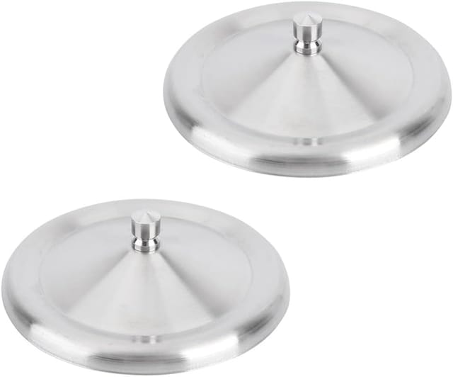 Lot De 2 Couvercles De Remplacement En Acier Inoxydable, Adaptés Aux Tasses En Métal, Verre Ou Plastique, Dimensions Universelles