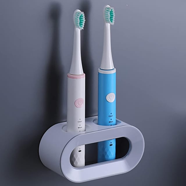 Porte-brosse À Dents Mural Adhésif Sans Perçage, Support Universel Pour Salle De Bain, Durable Et Pratique
