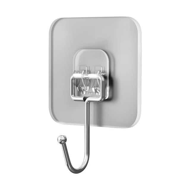 Lot De 20 Crochets De Salle De Bain, Adhésif Puissant, Sans Perçage, Pour La Cuisine Et La Salle De Bain, Grande Capacité De Charge, Fixation Murale Sans Traces.