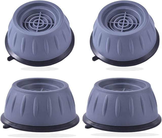 Lot De Quatre Patins Anti Vibration Pour Machine A Laver En Caoutchouc Antidérapant Amortisseurs Universels Pour Lave Linge Et Seche Linge