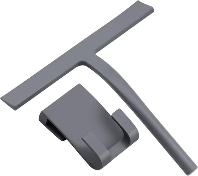 Raclette De Douche Grise Pour Porte De Douche Et Miroir Nettoyage Des Carreaux Et Surfaces Vitrées