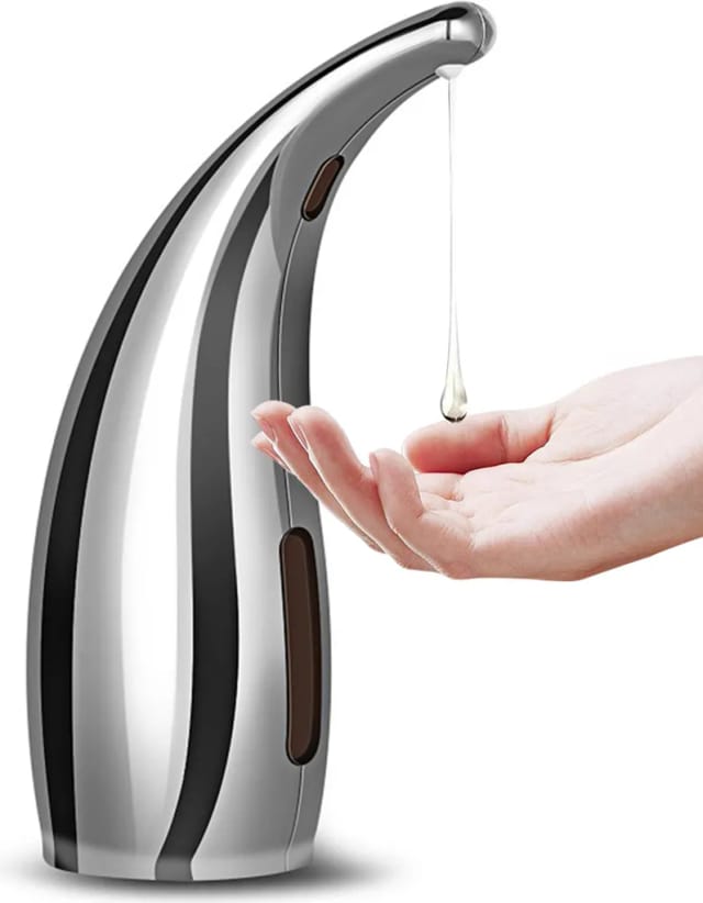 Distributeur De Savon Automatique Trois Cents Millilitres Sans Contact Infrarouge Pour Salle De Bain Et Cuisine