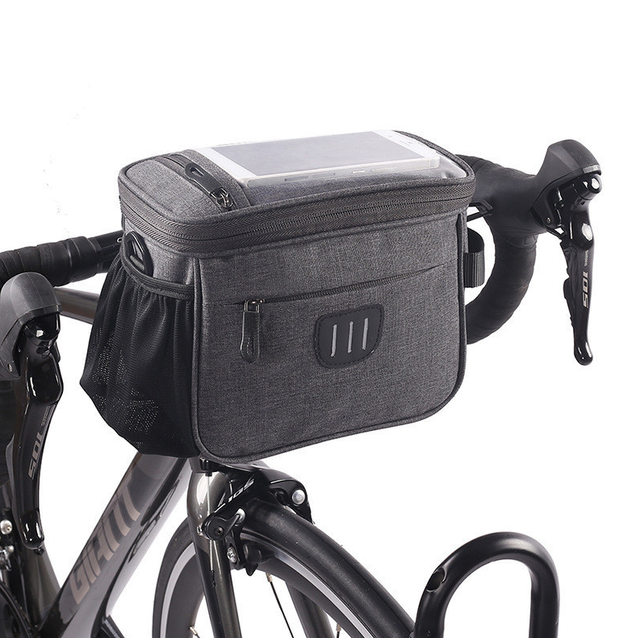 Sacoche Avant Pour Vélo Imperméable Avec Écran Tactile Et Bandoulière Amovible Pour Téléphone Portable Rangement Pratique À Vélo