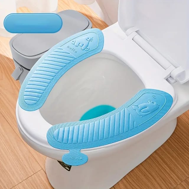 Couvre Wc Autocollant Epais Impermeable Portable Avec Motif Massage Pour Sieges De Toilette Confort Et Hygiène Quotidienne