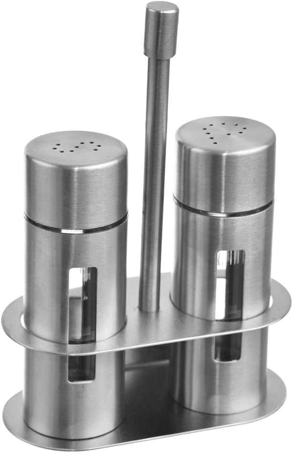 Salière Et Poivrière Verticales Avec Distributeur, Ensemble Design Pour Épices Et Assaisonnement