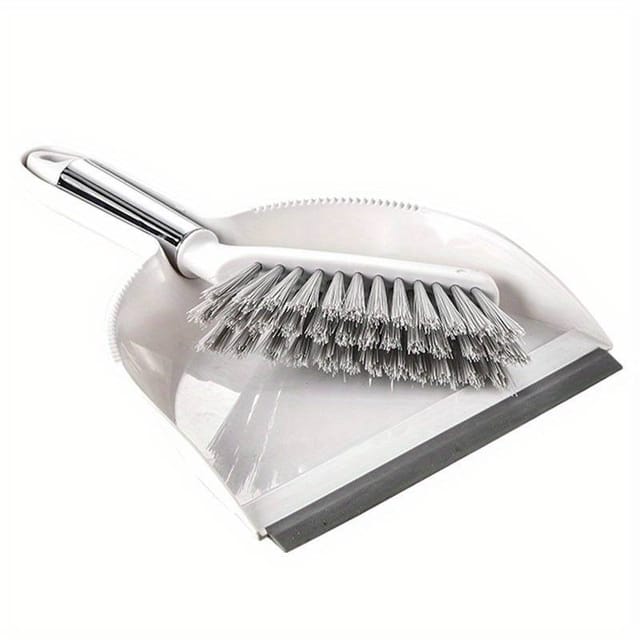 Ensemble Pelle Et Balai, Mini Balai De Bureau, Brosse Pour Clavier, Outil De Nettoyage Combiné Pelle Et Brosse En Plastique