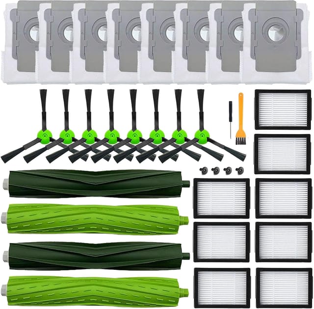 Accessoires Et Pièces De Rechange Compatibles Avec Les Aspirateurs Irobot Roomba I3, I3+, I7, I7+, I4, I5+, J5+, I6, I6+, I8, I8+/plus, E5, E6, E7, J7, Ie Et J.