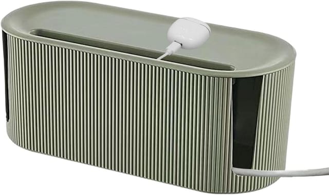 Boîte De Gestion Des Câbles Avec Couvercle, Cache-multiprise Pour Bureau, Organiseur De Fils Électriques