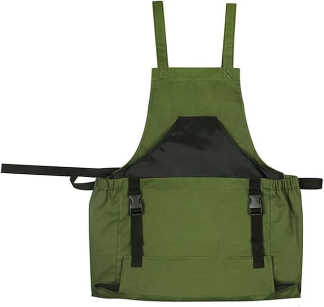 Tablier De Jardinage, Tablier De Travail Avec Poches Pratiques, Sac De Rangement Pour La Cueillette De Fruits Et Légumes Verts, Tablier De Jardinage Imperméable, Convient Aux Femmes Et Aux Hommes