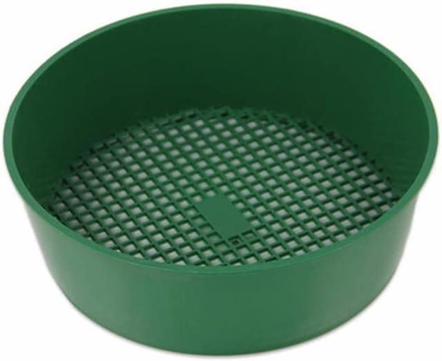 Tamis En Plastique Vert Pour Jardinage Pour Composter Et Cribler La Terre Outil De Jardin Pratique