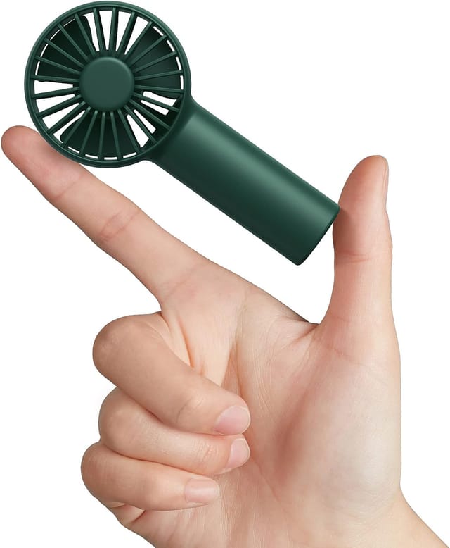 Petit Ventilateur Portable Avec Batterie Deux Mille Milliampères Heures Trois Vitesses Rechargeable Pour Maison Et Outdoor